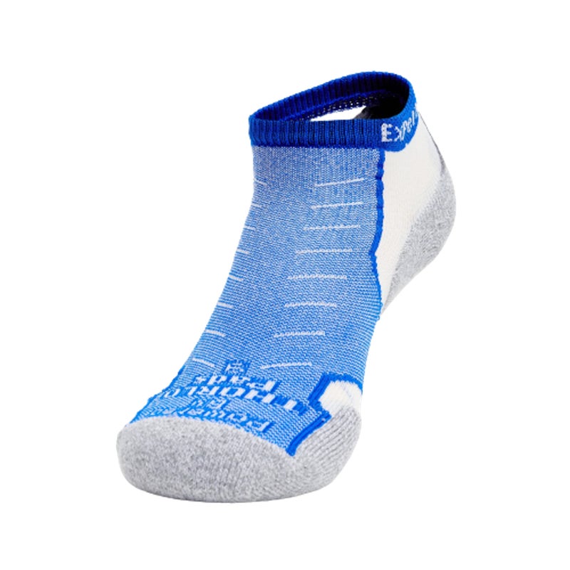 Thorlos Experia XCCU Thin Cushion Running Low Cut Socks, Royal, Large - Image 1